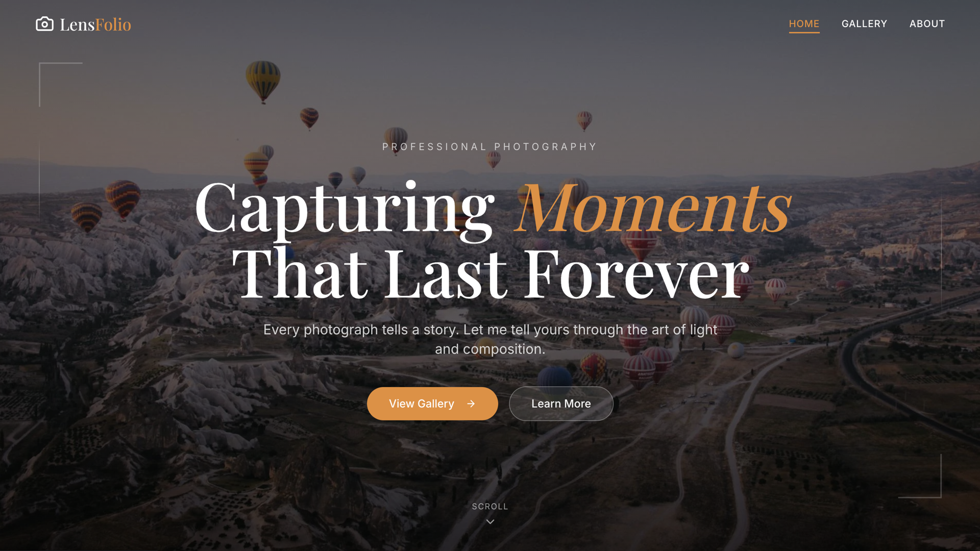 Lens-folio screenshot